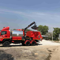 Mise en service d'un enduiseur sur site en Asie